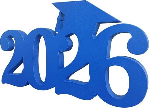 Graduation Decorations 2026 Wooden Table Decor,13x7inch Double Sided Hollowed-out Class of 2026 Black Graduation Centerpieces for Tables,Congrats Grad Party Decorations Indoor Outdoor in Kuwait