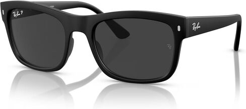 Ray-Ban RB4428F Square Sunglasses for Men for Women + BUNDLE With Designer iWear Complimentary Eyewear Kit in Saudi Arabia