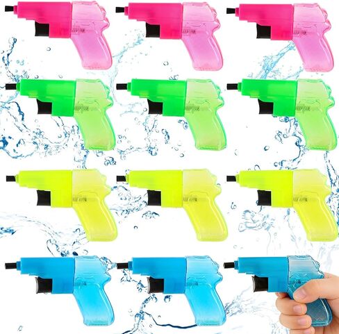 FOIMAS 24 Pack Mini Water Guns,Colorful Squirt Water Gun Soaker for Kids Summer Pool Beach Water Battle Activities Outdoor in Kuwait