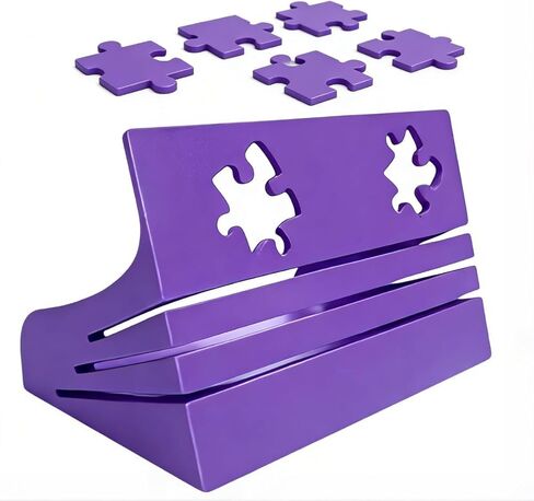LXLO All-in-One Jigsaw Puzzle Box Stand and Puzzle Poster Holder Accessory for All Puzzle Lovers - Purple in Kuwait