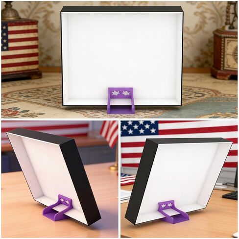 LXLO All-in-One Jigsaw Puzzle Box Stand and Puzzle Poster Holder Accessory for All Puzzle Lovers - Purple in Kuwait