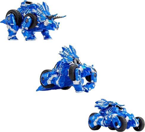 Evolver Cobalt Transforming Dinosaur to Vehicle Toy, 2-in-1 Dino Figure with Multi-Step Conversion, Kids, Boys, Girls, Ages 6+ in Kuwait
