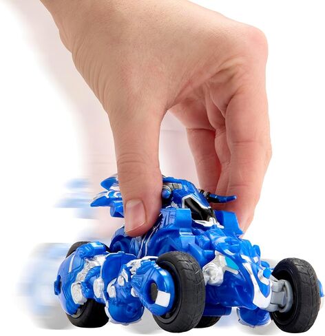 Evolver Cobalt Transforming Dinosaur to Vehicle Toy, 2-in-1 Dino Figure with Multi-Step Conversion, Kids, Boys, Girls, Ages 6+ in Kuwait