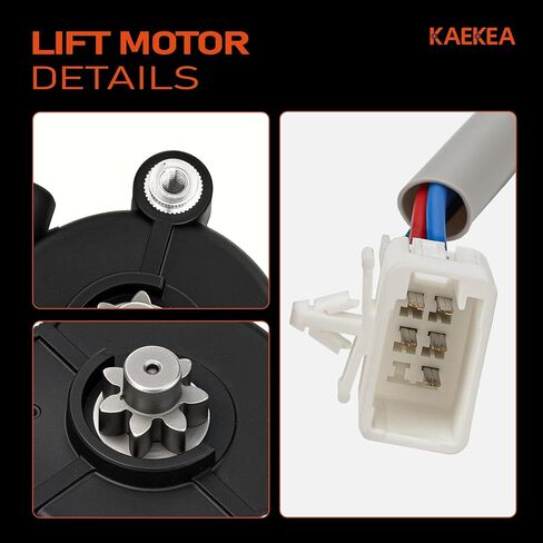 742-615 5 Pins Power Window Lift Motor Compatible with Toyota Sequoia Sport Utility 2001-2007, Tundra Extended Cab Pickup 2004-2006 with Anti-Clip Function Replace 47-10027 8572034030 82-10027 in Kuwait
