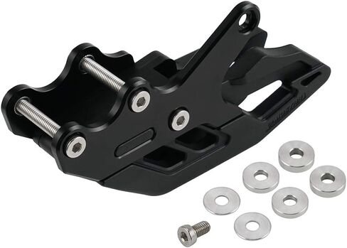 NICECNC Dirt Bike Chain Guide & Slider, TPU Rear Chain Guide Block 3D Design Compatible with Suzuki DRZ400S/SM 2000-2024 RM125/250 2001-2008 RMZ250 2007-2022 RMZ450 2005-2022, Black in Kuwait