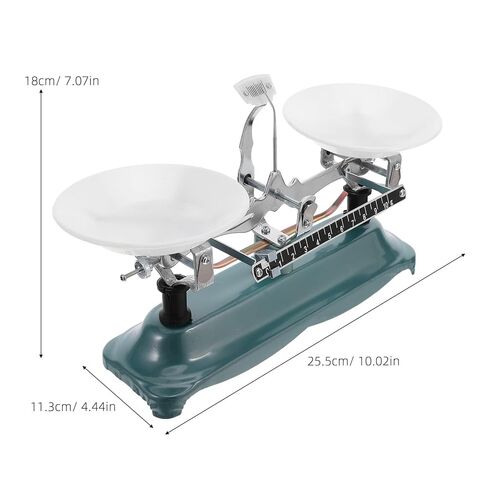 TEHAUX Mechanical Double Pan Balance Scale 500g/0.5g with Weights and Tray for Science Lab Teaching Physics Chemistry Experiments in Classroom in Kuwait