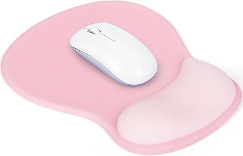 Ergonomic Mouse Pad with Wrist Rest, Mousepad with Memory Foam Support for Pain Relief, Non-Slip Base for Computer, Laptop, Office & Home, 10.2 x 7.5 in in Kuwait