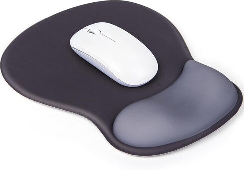 Ergonomic Mouse Pad with Wrist Rest, Mousepad with Memory Foam Support for Pain Relief, Non-Slip Base for Computer, Laptop, Office & Home, 10.2 x 7.5 in in Saudi Arabia