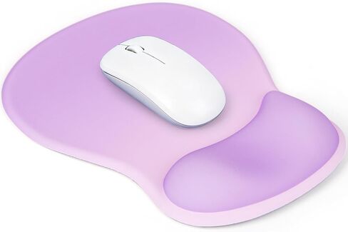 Ergonomic Mouse Pad with Wrist Rest, Mousepad with Memory Foam Support for Pain Relief, Non-Slip Base for Computer, Laptop, Office & Home, 10.2 x 7.5 in in Saudi Arabia