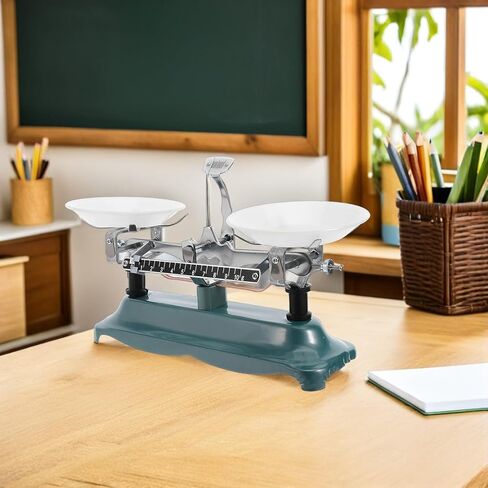 MAGICLULU Double Pan Mechanical Balance Scale 500g/0.5g Portable Laboratory Scale Teaching Tool for Chemistry and Physics Experiments in Kuwait