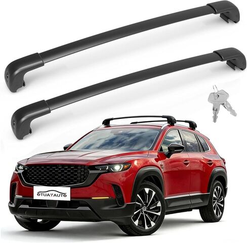 قضبان متقاطعة لرف السقف من OTUAYAUTO - متوافقة مع 2021-2026 شيفروليه تشيفي سوبربان وتاهو وجي إم سي يوكون/يوكون XL وكاديلاك إسكاليد، قضبان متقاطعة من الألومنيوم 220 رطل لرفوف الأمتعة ودراجة كاياك على الجليد in Kuwait