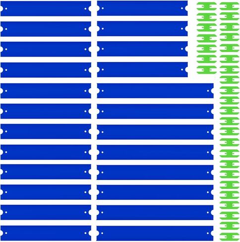 Straight Track Pieces Compatible with Hot Wheels – 24-Piece Extension Pack for 1:64 Scale Racing (20 Feet Total) – Blue Straight Tracks & Connectors in Kuwait