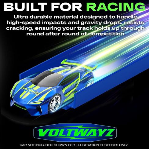 Straight Track Pieces Compatible with Hot Wheels – 24-Piece Extension Pack for 1:64 Scale Racing (20 Feet Total) – Blue Straight Tracks & Connectors in Kuwait
