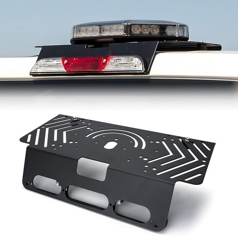 Metal Drill-Free Light Bar Cab Mount Compatible with 2015-2026 Ford F-150 / 2017-2026 Ford F-250 F-350 F-450 F-550, Fit for Magnetic Strobe Light Bar and Magnetic Antenna, Support Bolt-on Mounting in Kuwait