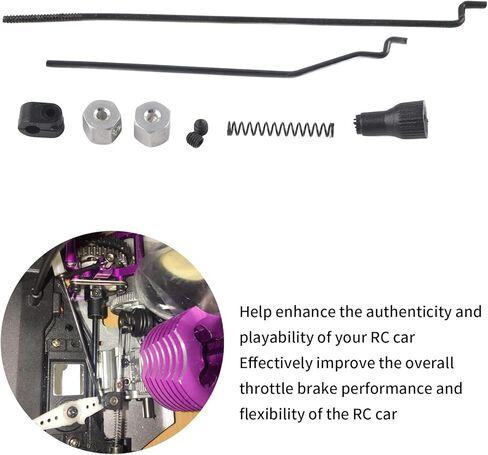 02056 RC Metal Throttle Brake Assembly Durable and Compact for HSP 94108 1/10 Model Car Iron 6g in Kuwait