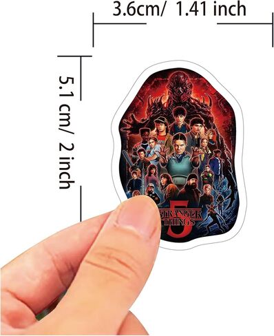 300Pack Stickers, Premium Vinyl Waterproof Decals for Laptop, Phone, Water Bottle, Journal - Collectible Art Stickers for Fans, Teens, Kids (Various New Designs) in Kuwait