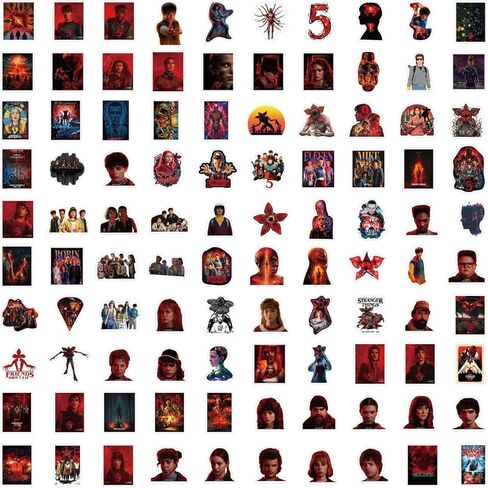 300Pack Stickers, Premium Vinyl Waterproof Decals for Laptop, Phone, Water Bottle, Journal - Collectible Art Stickers for Fans, Teens, Kids (Various New Designs) in Kuwait