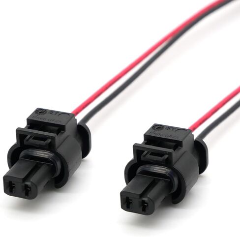 2x Fuel Injector Wiring Connector Pigtail Plug Socket 7543312-02 Compatible with MINI Audi Porsche in Kuwait