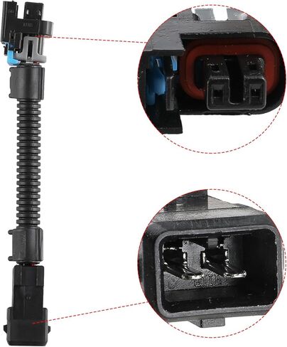 8 قطع EV1 LS1 LS6 LT1 أسلاك توصيل الحاقن متوافقة مع Multec LQ4، LQ9 4.8 5.3 6.0 متوافقة مع محولات موصل دلفي المتوافقة مع GMC المتوافقة مع Silverado in Kuwait