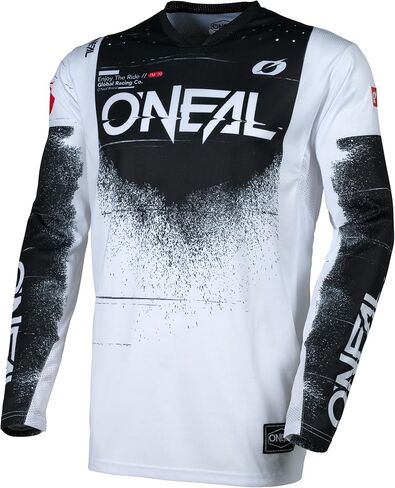 قميص رجالي من O'NEAL Hardwear مقاس كبير أبيض/أسود in Kuwait