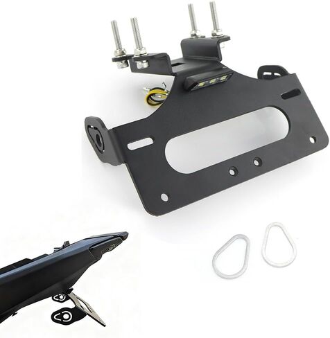 مزيل الحاجز مناسب لحامل لوحة الترخيص FZ-07 / MT-07 2014-2020 مع ذيل ضوء LED مرتب مناسب مع إشارات الانعطاف ما بعد البيع/OEM in Kuwait
