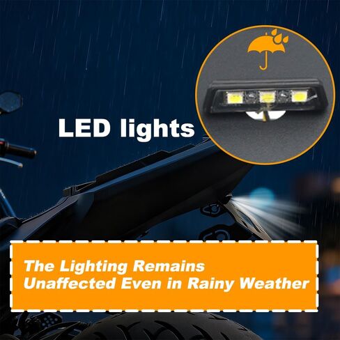 مزيل الحاجز مناسب لحامل لوحة الترخيص FZ-07 / MT-07 2014-2020 مع ذيل ضوء LED مرتب مناسب مع إشارات الانعطاف ما بعد البيع/OEM in Kuwait