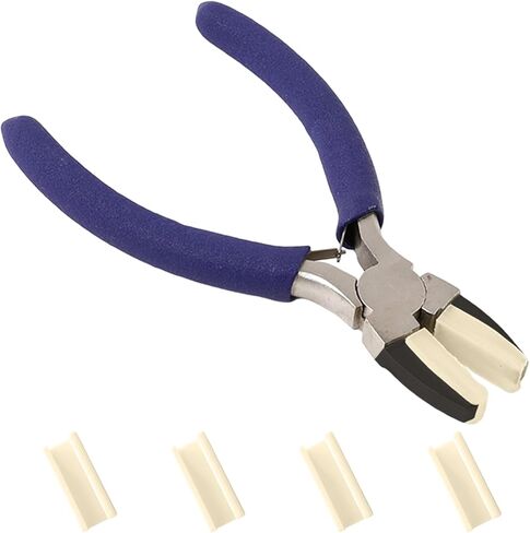 Pliers For Jewelry Making, With 4 Pcs Collet Jewelrys Making Tools For Wire Cutting, Wrapping, Straightening, Shaping, Crimping(Blue) in Kuwait