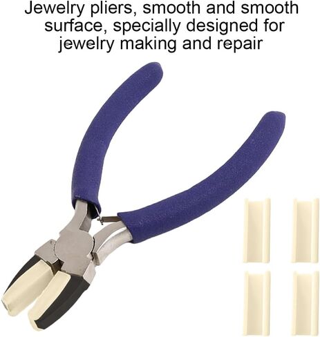 Pliers For Jewelry Making, With 4 Pcs Collet Jewelrys Making Tools For Wire Cutting, Wrapping, Straightening, Shaping, Crimping(Blue) in Kuwait