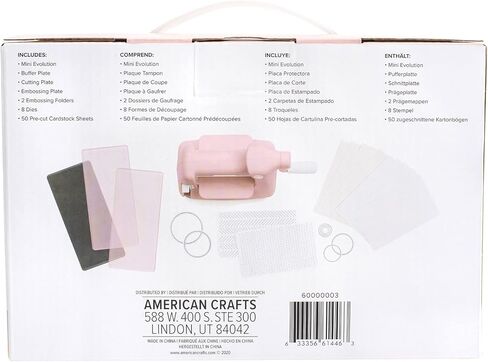 Mini Evolution Die Cut Machine Kit-Pink in Kuwait