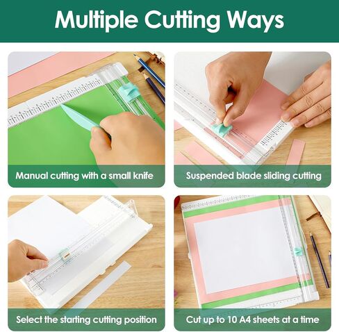 12 x 12inch Paper Trimmer Cutter Score Board, Scoring Tool with Paper Folding for Making Scrapbooking, Cards, Envelope, Coupons and Photo in Kuwait