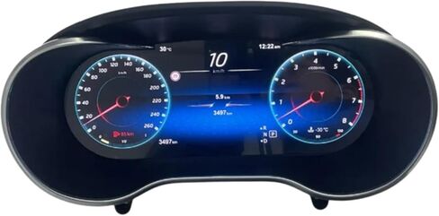 12.3 Inch Digital Instrument Cluster Compatible with Benz C Class W205 2016-2018 NTG5.0 System Plug And Play Virtual Cockpit Multi in Kuwait