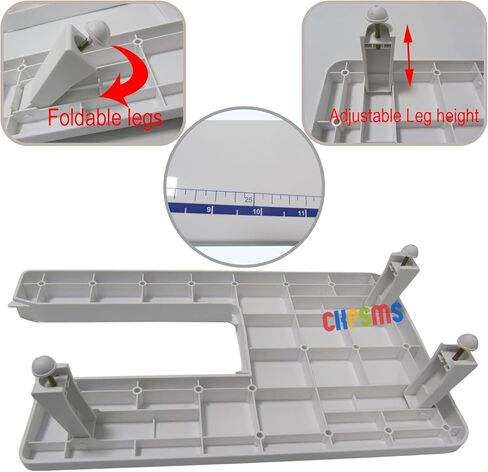 CKPSMS Brand Adjustable Height Extension Table Compatible with Brother XM2701 XM3701 LX3850 XR37T XL2800 BM2800 H537ST GS2700 GS2750 GS2786 GS3700 GS3750 27PK/2799 Sewing Machines in Kuwait