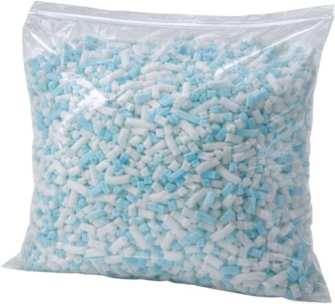 Memory Foam Filling Shredded Refill – Pillow Stuffing, Dog Bed Filler, Bean Bag Chair Foam, Cushion & Plush Toy Insert Expands for Adjustable Loft & Support (40 Lbs) in Kuwait