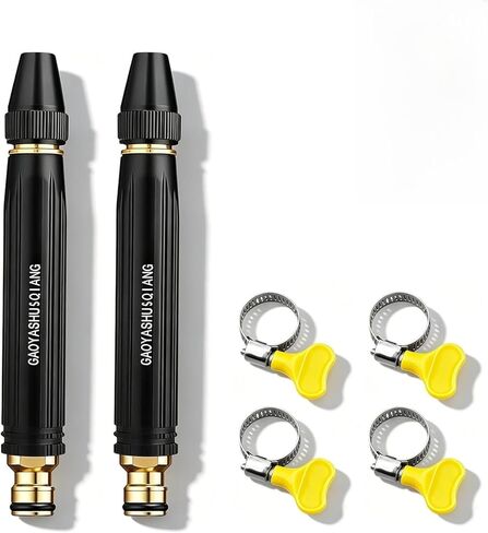 2PCS Home High-Pressure Car Wash Water Gun, Adjustable Spray Patterns,Garden Hose Sprayer for Car Washing and Outdoor Cleaning, Sturdy Watering and Pressure Cleaning Accessory in Kuwait