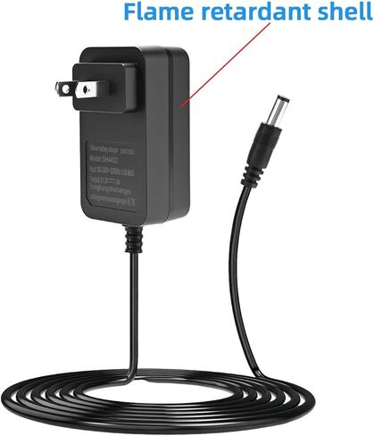 21v Battery Charger Adapter 2Pack,Charger Cord 1A Compatible 21v Lithium-Ion Battery By SHINTYOOL (Battery Not Included) in Kuwait