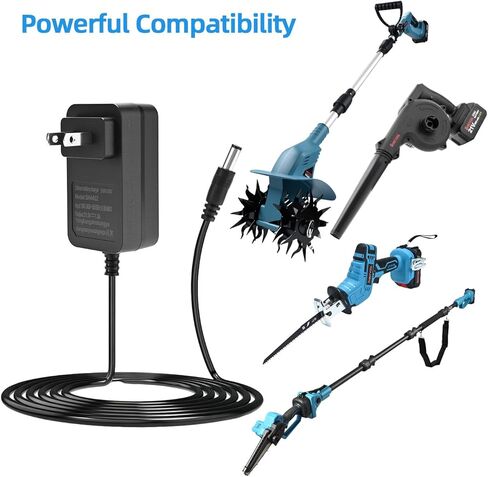 21v Battery Charger Adapter 2Pack,Charger Cord 1A Compatible 21v Lithium-Ion Battery By SHINTYOOL (Battery Not Included) in Kuwait