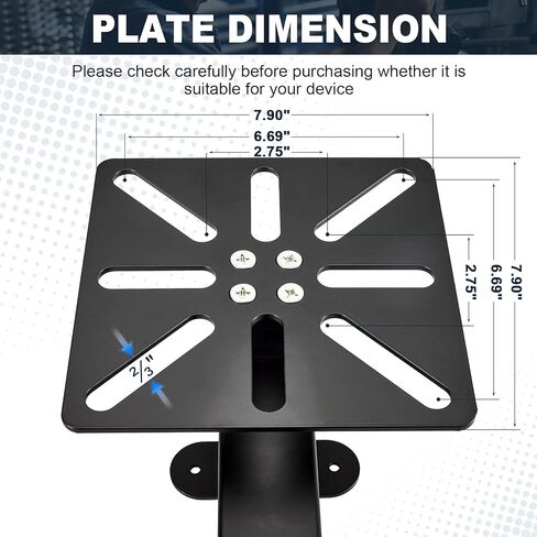 Mount Vise and Grinder- Table Mount and Hitch Mount, 7.9" x 7.9" Mounting Plate, DIY Installation Durable Hitch Accessories for Workbench & Mobile Use in Kuwait