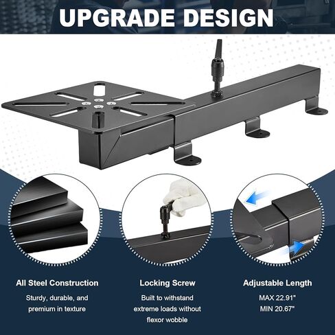 Mount Vise and Grinder- Table Mount and Hitch Mount, 7.9" x 7.9" Mounting Plate, DIY Installation Durable Hitch Accessories for Workbench & Mobile Use in Kuwait