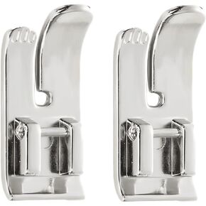 2Pcs Sewing Machine Feet, 1/4 Inch Straight Stitch Presser Foot for Low Shank Snap-on Singer Brother Janome Juki Babylock Elna Kenmore White Necchi Simplicity Euro-Pro New Home and More Sewing Machine in Saudi Arabia
