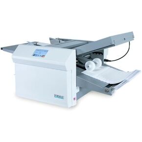 Formax FD 386 Automatic Touchscreen Document Folder; Speed Up to 17000 Sheets Per Hour/Based on 11"; Z-Fold Hopper Capacity: Up to 500 Sheets 20#; C,V,Z, Gate, Fold Out and Double Parallel in Kuwait