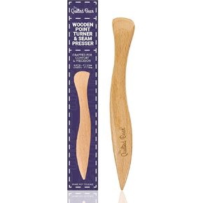 The Quilted Bear Wooden Point Turner - Ergonomic Point Turner Sewing Tool for Crisp Corners, Curved Edges & Seam Marking, Durable Wooden Turning Tool for Sewing & Quilting in Saudi Arabia