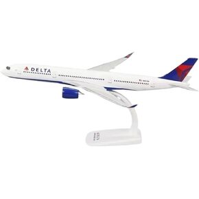 Miniature Scale 1 200 for Delta A350-900 A350 Airlines Plastic Resin Assembly Aircraft Model Toy with Bracket Flying Toy Game Kits in Kuwait