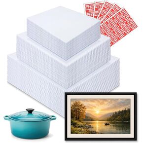 30 Pack Extra Large Moving Foam Pouches Cushion Foam Wrap Pouches with Fragile Stickers for Moving, Packaging, Storage for Large Dishes Photo Frame (24x32'',22x26'',20x20'') in Kuwait