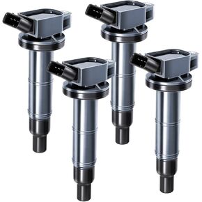 4PCS Ignition Coil Pack Compatible with Toyota 2.4L Camry Matrix RAV4 Solara Highlander Scion TC xB HS250h 2001 2002 2003 2004 2005 2006 2007 2008 2009 2010, UF333 C1330 90919-02244 in Kuwait