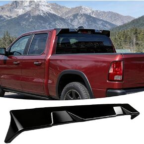 Rear Roof Cab Spoiler Fit for Dodge RAM 1500 2019-2024 Big Horn/Laramie/Limited/Lone Star/Longhorn/Rebel/TRX/SLT Sport Style Visor Wing Top Lip Exterior Accessories(Glossy Black) in Saudi Arabia