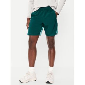 Old Navy Essential Woven Workout Shorts -- 7-inch inseam - Green Print in Kuwait