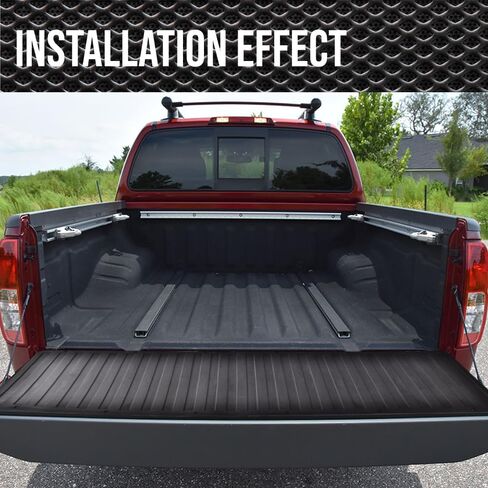 G-PLUS Heavy Duty Truck Bed Tailgate Mat Universal Tailgate Protector Trim Fit Most Pickup Trucks Extra Thick Rubber Cargo Liner 60" L x 19.5" W in Kuwait