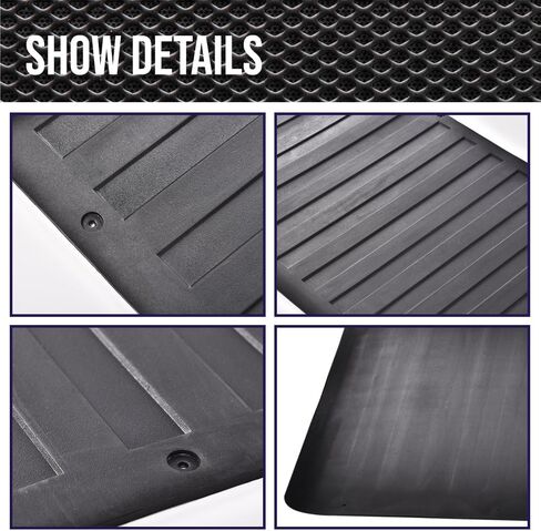 G-PLUS Heavy Duty Truck Bed Tailgate Mat Universal Tailgate Protector Trim Fit Most Pickup Trucks Extra Thick Rubber Cargo Liner 60" L x 19.5" W in Kuwait