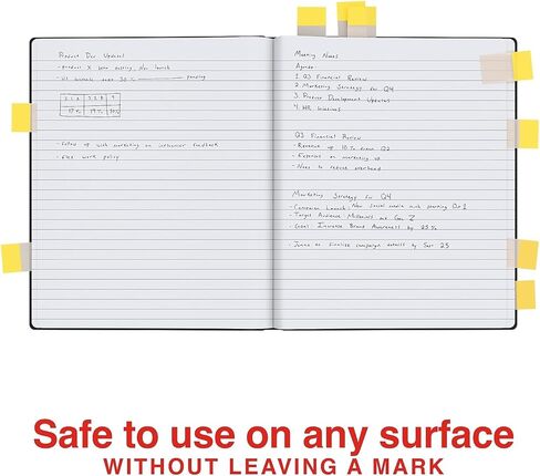 أعلام الصفحة من Staples Sign Here، ألوان متنوعة، 120 علمًا - علامات تبويب الرسائل اللاصقة للتوقيعات والموافقات ومراجعة المستندات in Kuwait