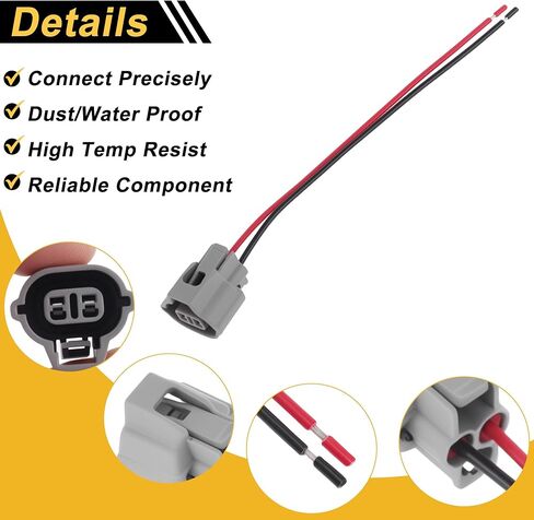 1pc 2 Pin Ignition Coil Connector Plug for Chevrolet Camaro 2013 for Chevrolet Malibu 2013 Female Adapter Terminal Housing Plug Connector No.88988460 in Kuwait